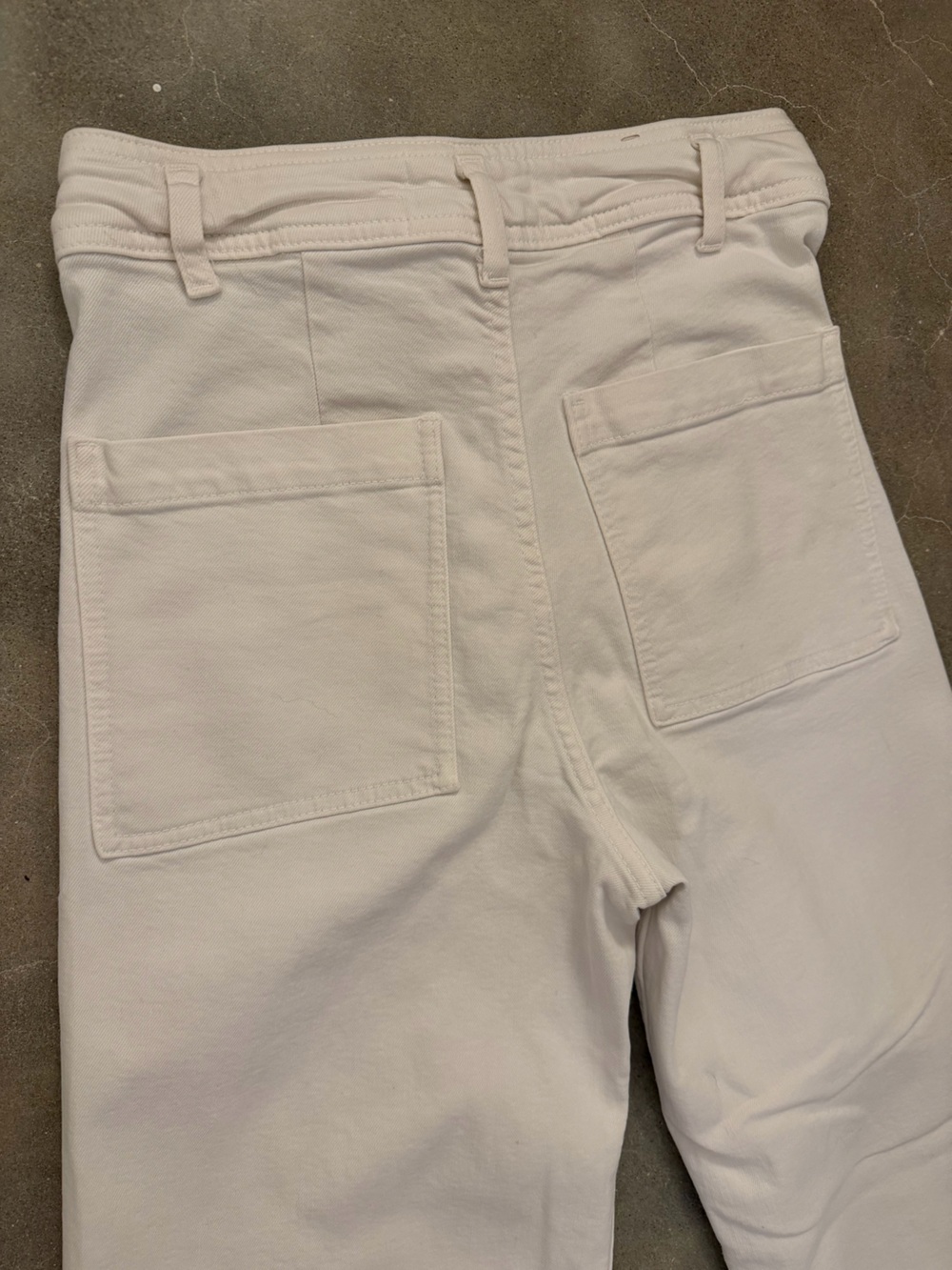 Zara The Marine Straight White Jeans - Picture 7 of 10